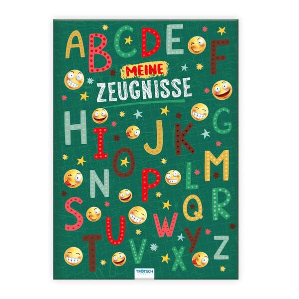 TRÖTSCH - Zeugnismappe A4 wattiert ABC Smile