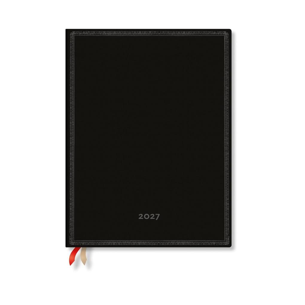 2027 Black Edition Bold Ultra Softcover 12-Month Daily Planner, 432pg, 80gsm by Paperblanks (Black Edition)