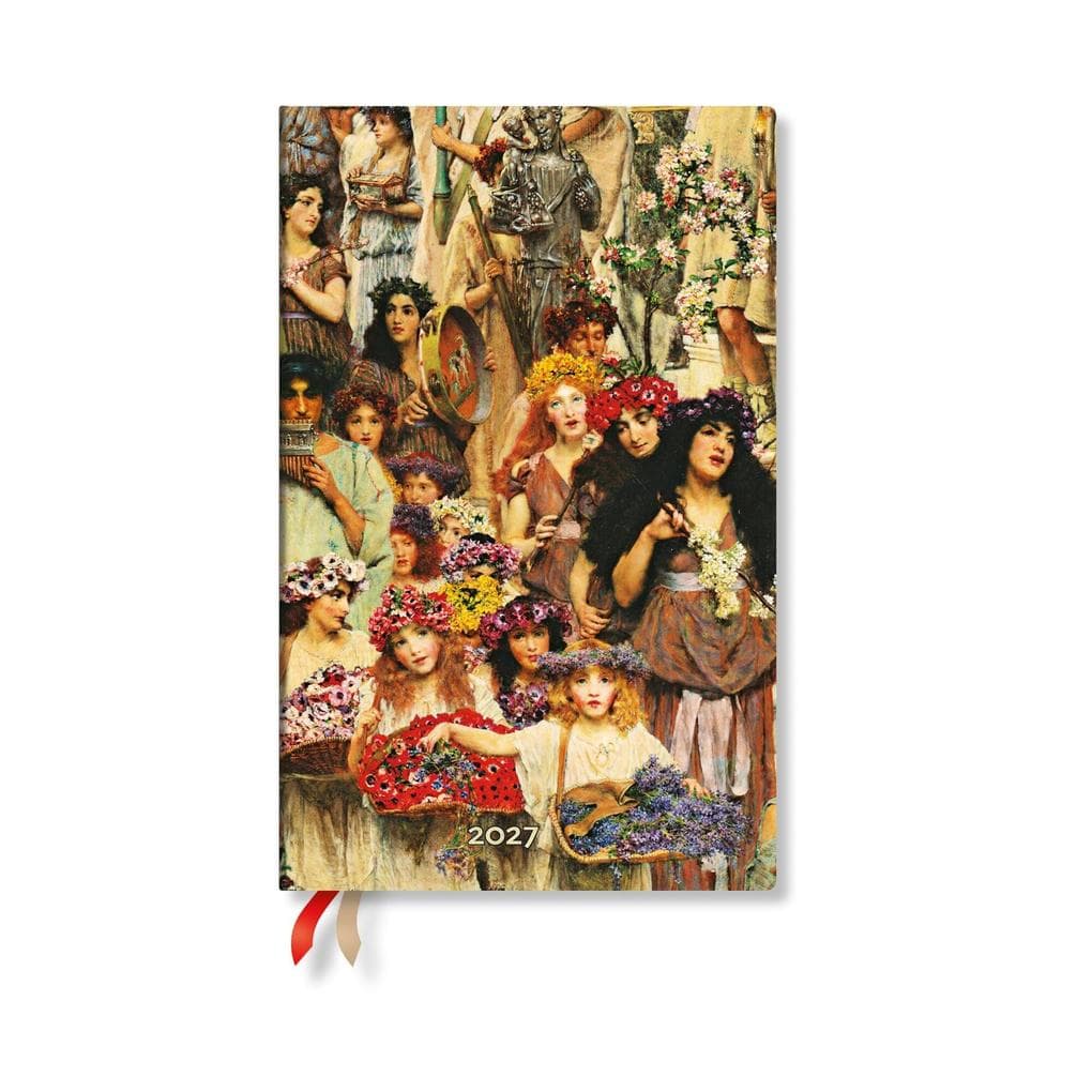 2027 Spring Maxi Horizontal Softcover 12-Month Weekly Planner, 176pg, 100gsm by Paperblanks (Lawrence Alma-Tadema)