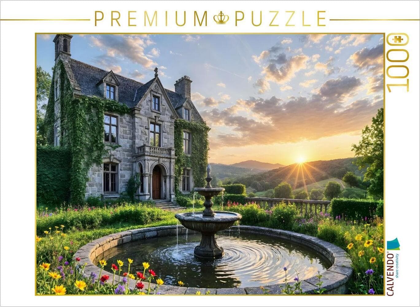 CALVENDO Puzzle Echo der Vergangenheit - Das verlassene Herrenhaus | 1000 Teile Lege-Größe 64x48cm Foto-Puzzle für glückliche Stunden