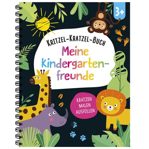 Kritzel-Kratzel-Buch Meine Kindergarten-Freunde