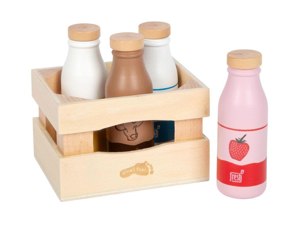 Kiste mit Milchgetränken "fresh
