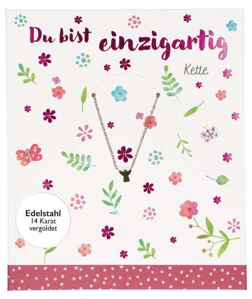 Edelstahl-Kette 43 cm