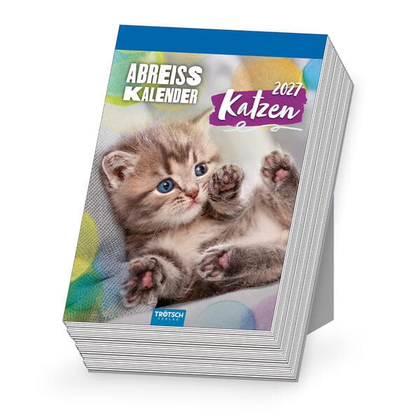 TRÖTSCH - Abreißkalender Katzen 2027