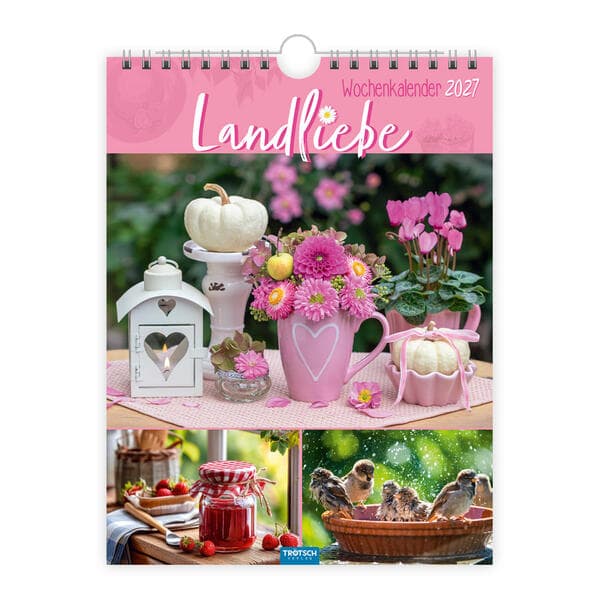 TRÖTSCH - Wochenkalender zum Hängen Landliebe 2027
