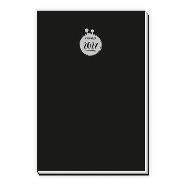 TRÖTSCH - Taschenkalender A6 schwarz 2027