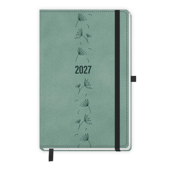 TRÖTSCH - Taschenkalender A6 Soft Touch Premium Aquamarin 2027