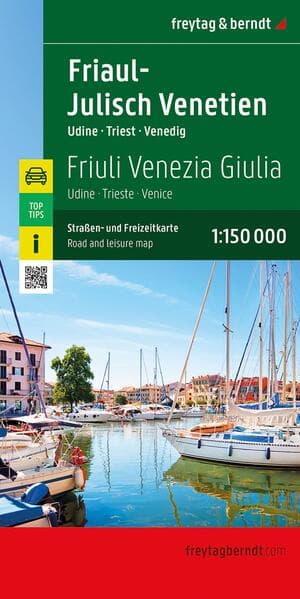 freytag & berndt Straßenkarte Friaul-Julisch Venetien 1:150.000