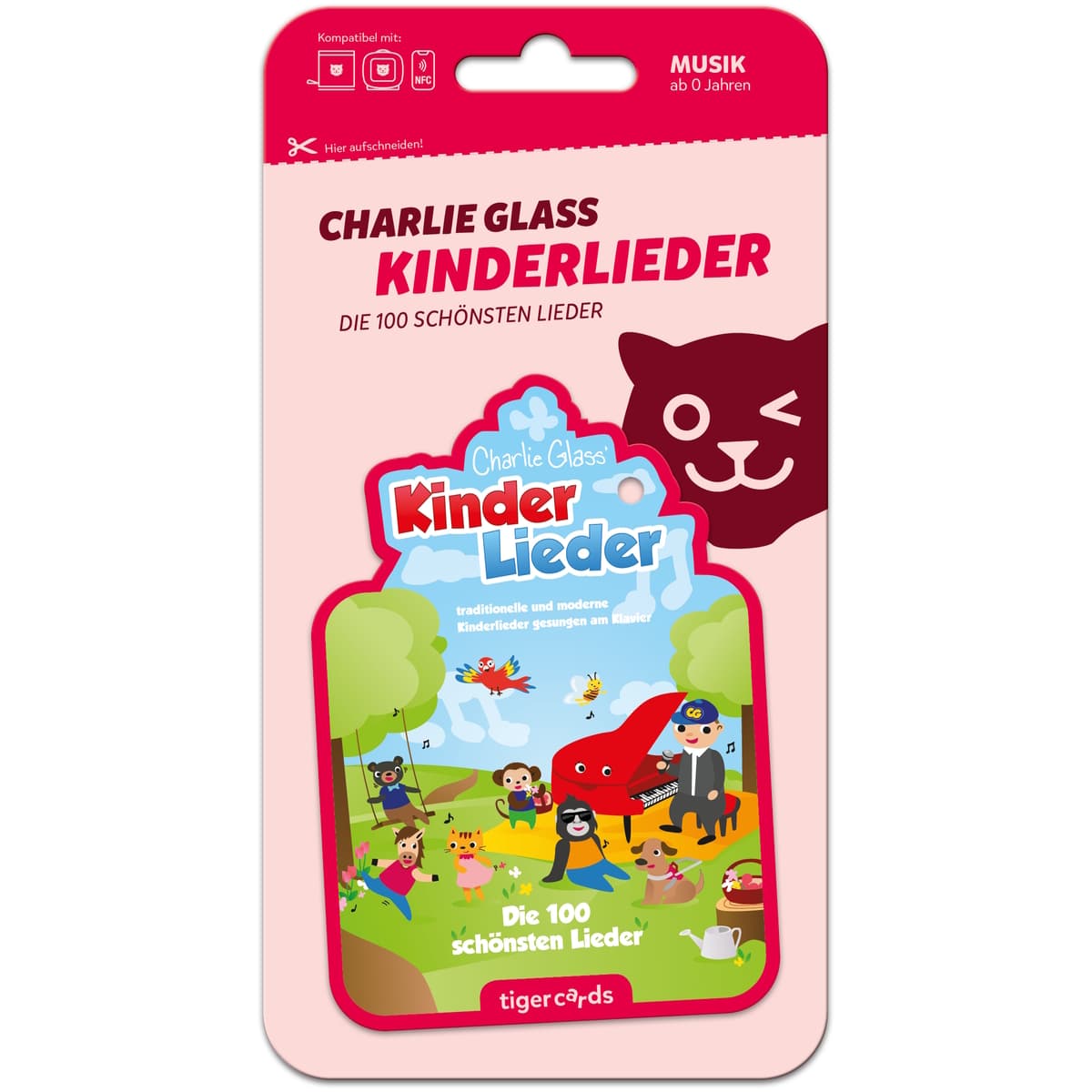 Tiger Media - tigercards - Kinderlieder (Charlie Glass) - Die 100 Besten Kinderlieder