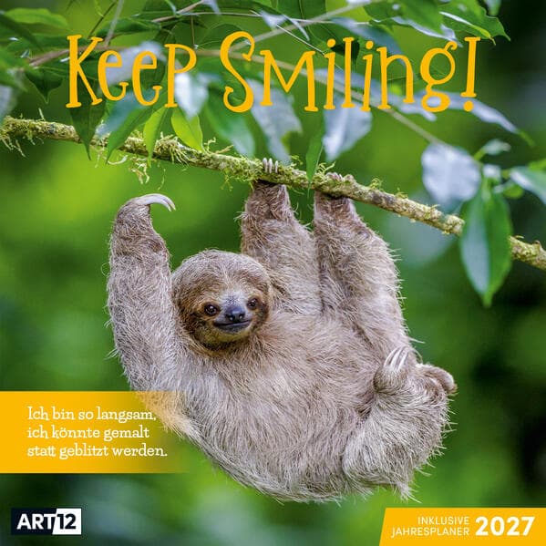 Keep Smiling Kalender 2027 - 30x30 - Art12