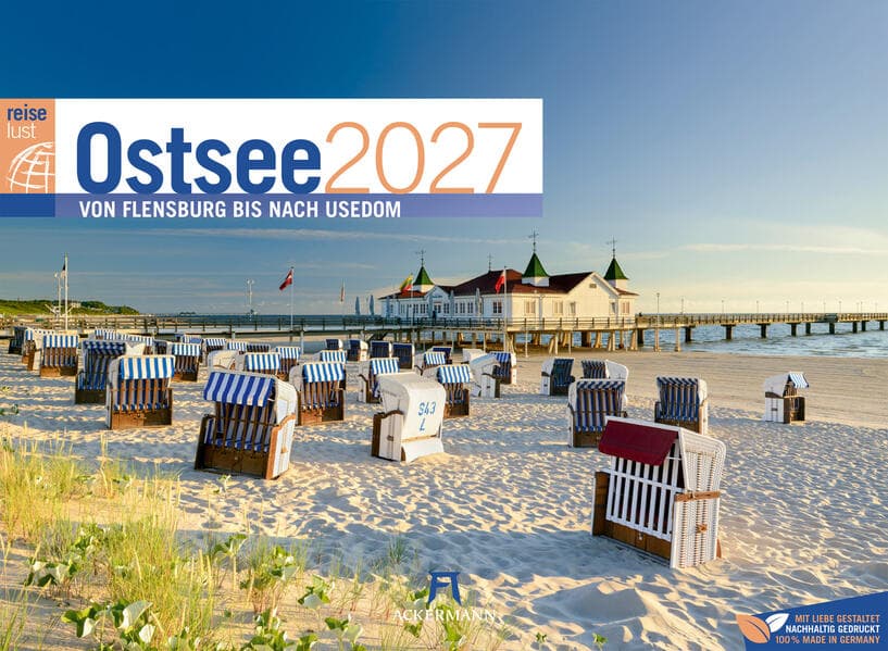 Ostsee ReiseLust Kalender 2027 | von Flensburg bis nach Usedom