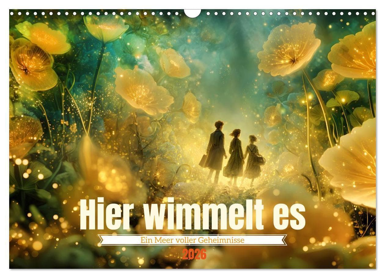 Hier wimmelt es (Wandkalender 2026 DIN A3 quer), CALVENDO Monatskalender