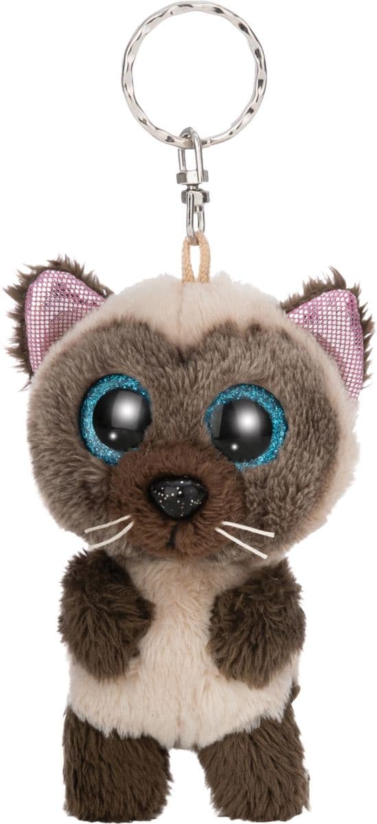 NICI - Schlüsselanhänger GLUBSCHIS Siamkatze Selma 9cm