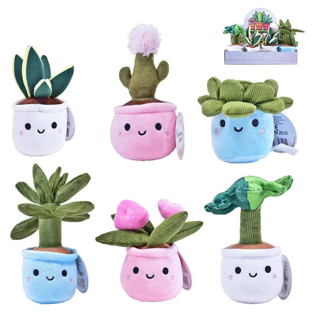 Pflanzen-Plüsch, 12 cm (Display, 12 Stück im Set)
