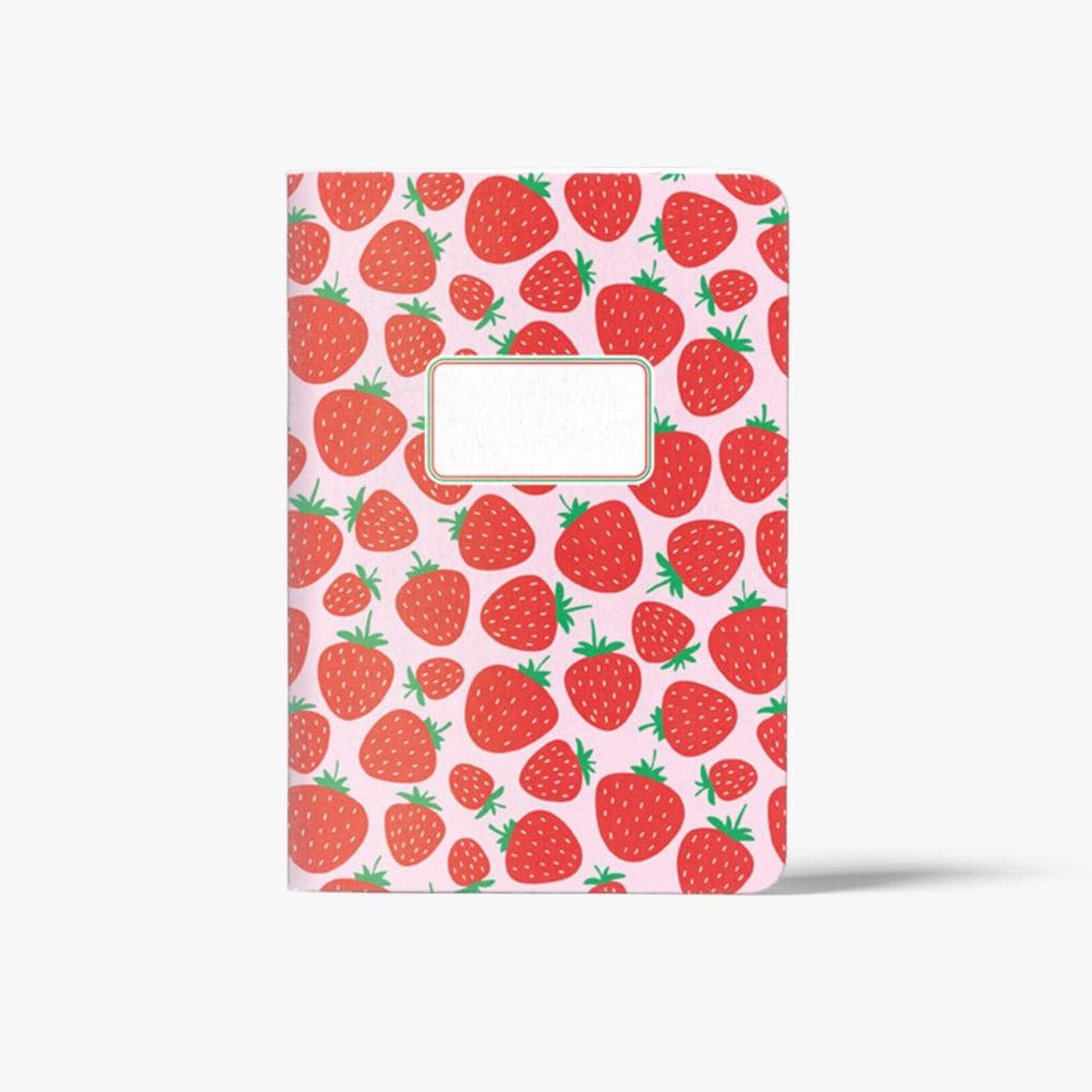 Hefte A5 Pattern Strawberries