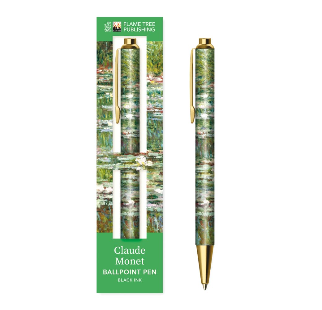 Premium Kugelschreiber: Claude Monet, Die japanische Brücke