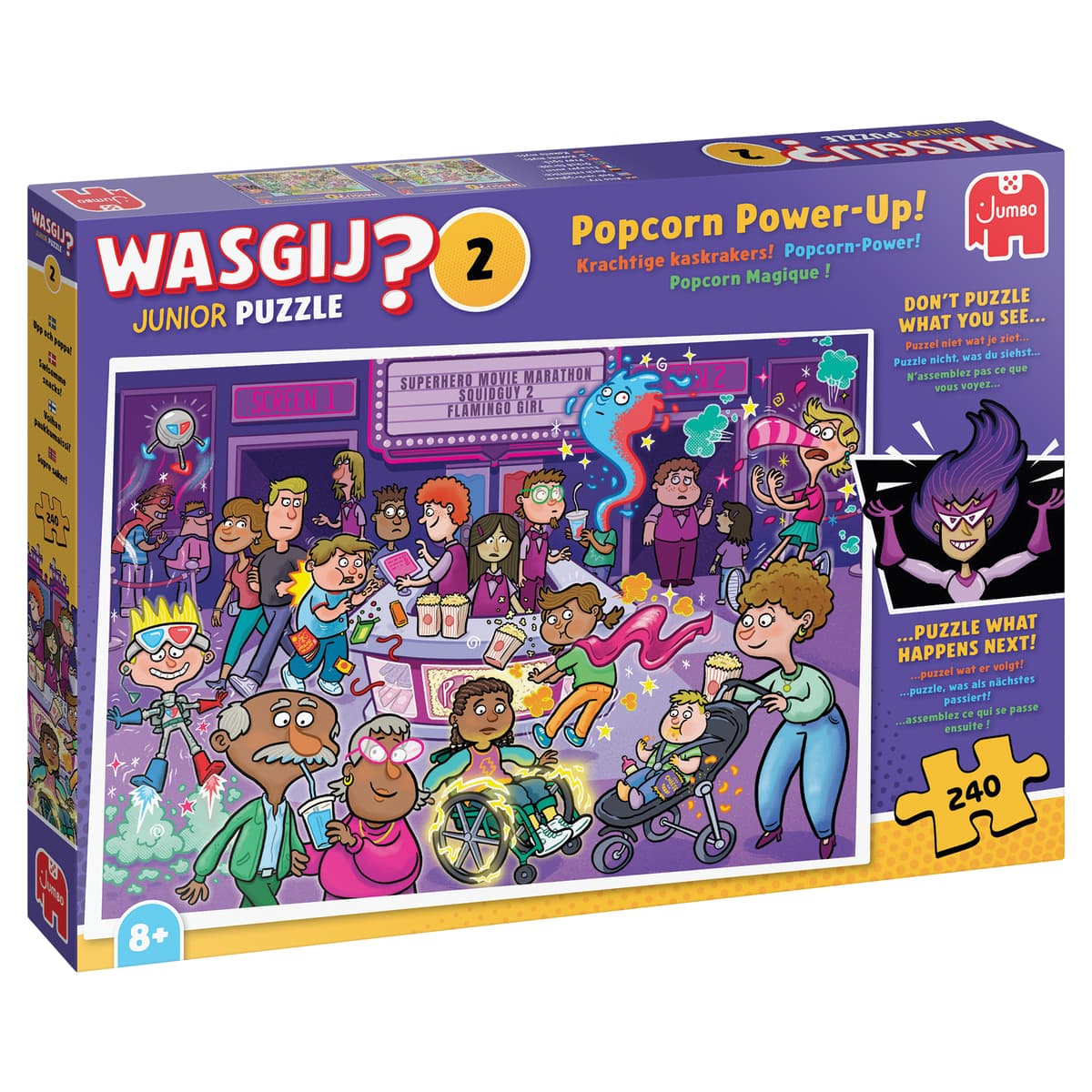 Wasgij Junior 2 - Popcorn-Power! (Puzzle 240 Teile)