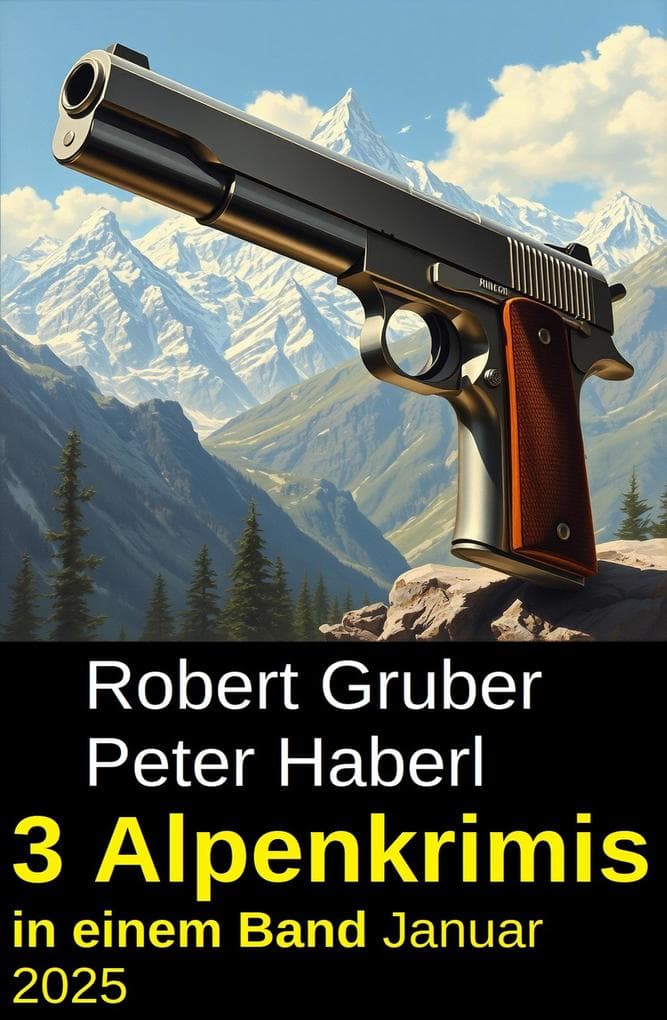 3 Alpenkrimis in einem Band Januar 2025