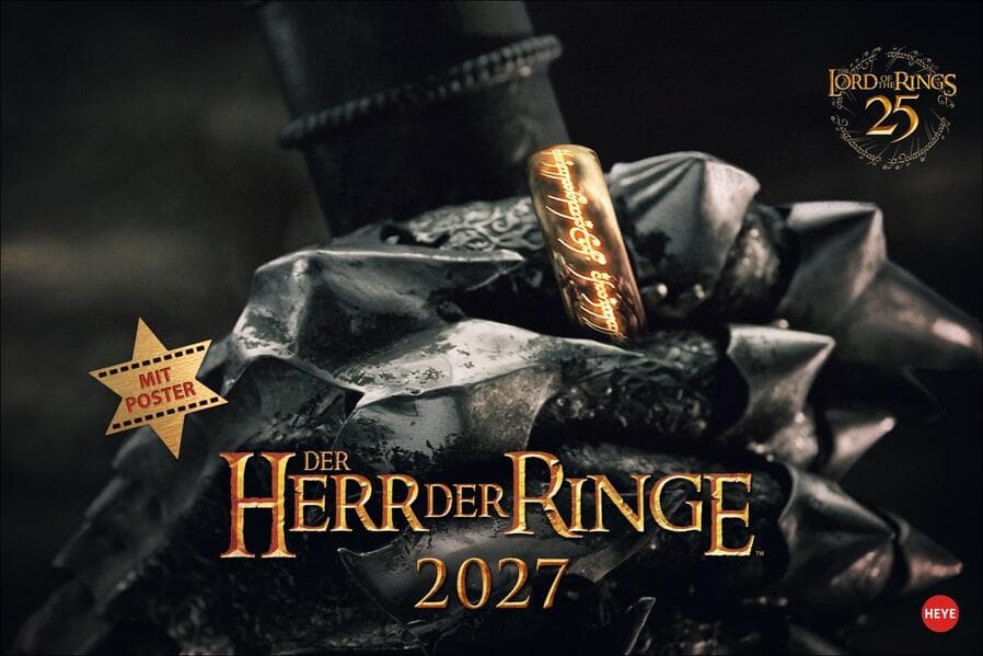Der Herr der Ringe Broschur XL Kalender 2027