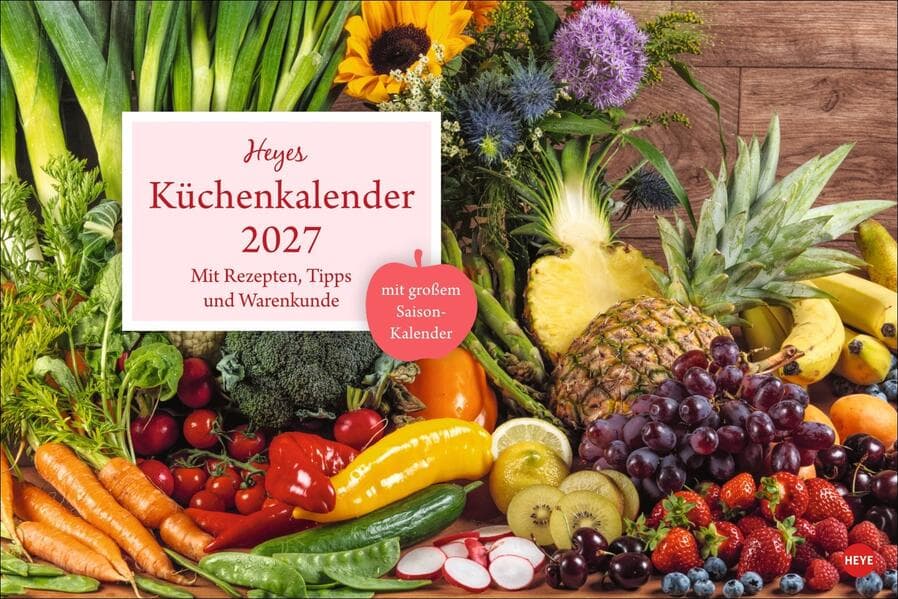 Küchenkalender Broschur XL 2027