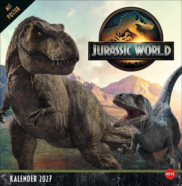 Jurassic World Broschurkalender 2027