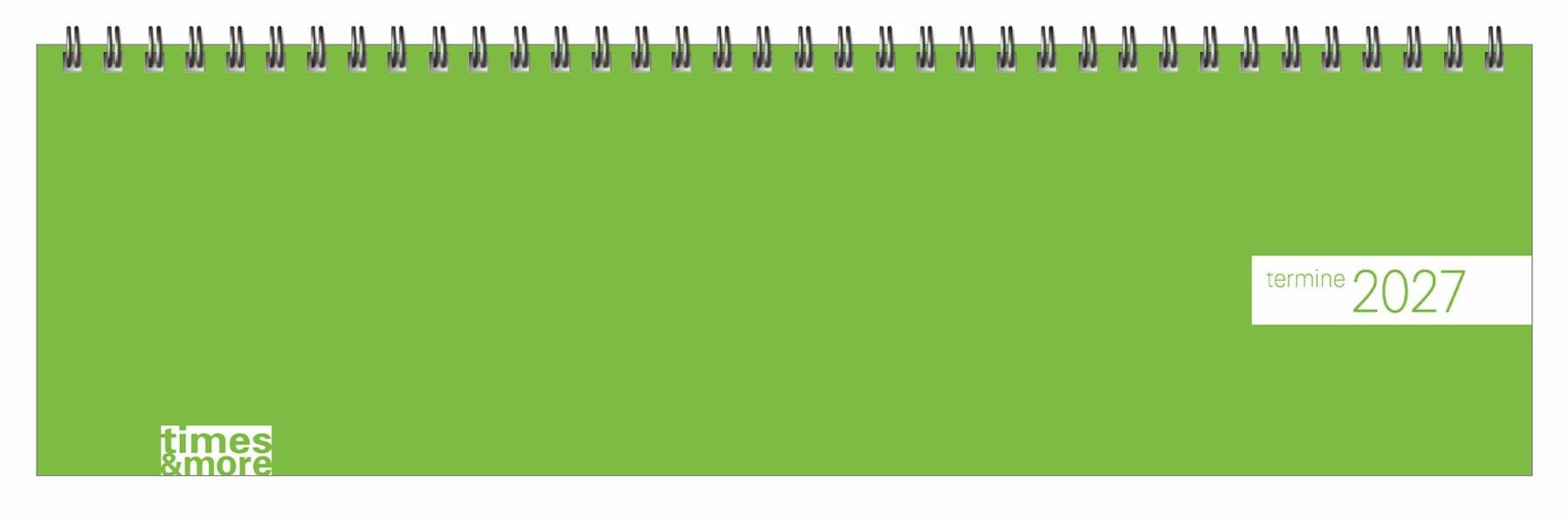 times&more Grün Wochenquerplaner 2027