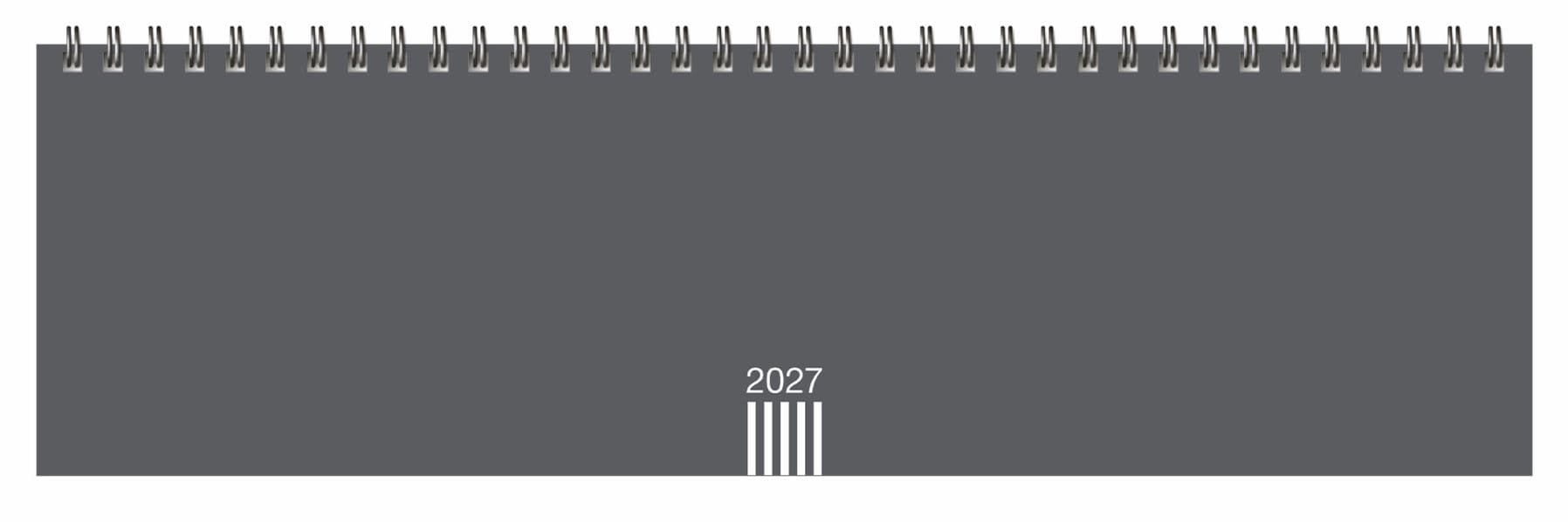 Wochenquerplaner, anthrazit 2027