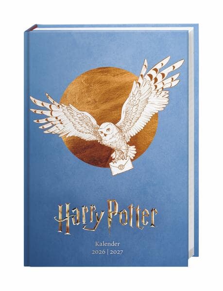 Harry Potter 17-Monats-Kalenderbuch A5 Hedwig 2027 - 17 Monate. Von August 2026 bis Dezember 2027