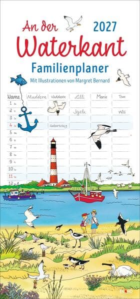 An der Waterkant Familienplaner 2027 - Margret Bernard