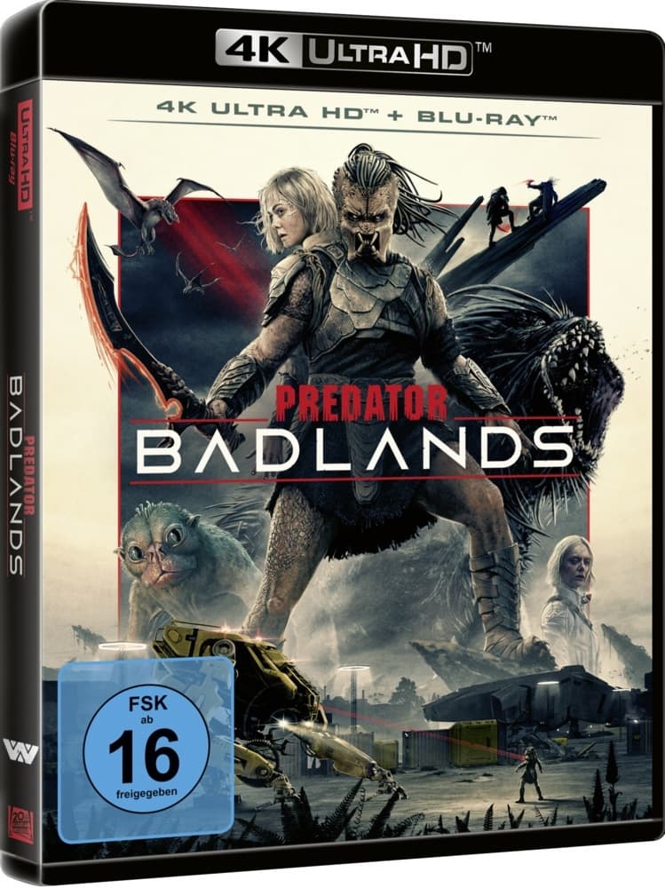 Predator: Badlands. UHD + Blu-ray