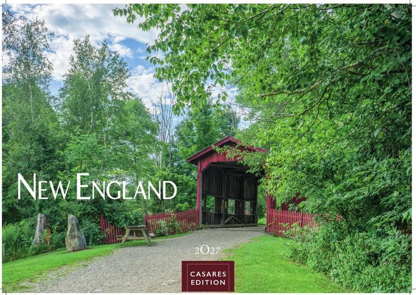 New England Kalender 2027 - Wandkalender | Fotokalender Nordamerika 24x35cm 12 beeindruckende Fotos dieser Region in Spitzenqualität.