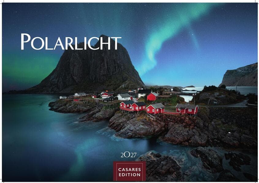 Polarlicht Kalender 2027 - Wandkalender | Fotokalender Naturkalender 35x50cm Grosses Format - Erleben Sie die Magie der Aurora Borealis - für Naturenthusiasten