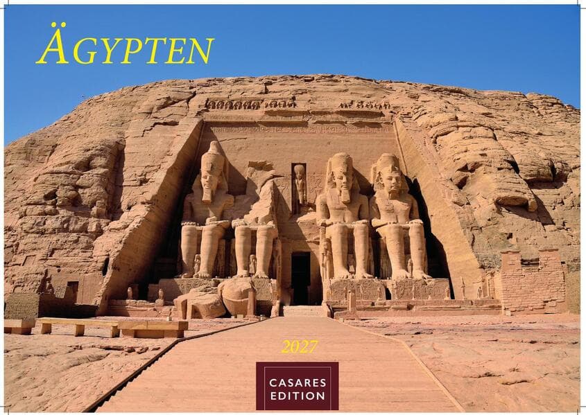 Ägypten Kalender 2027 - Wandkalender | Fotokalender Afrika 24x35 cm - mit atemberaubenden Fotos der Pyramiden, Sphinx, Luxor & mehr