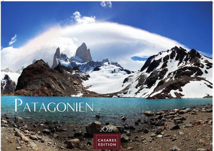 Patagonien Kalender 2027 - Wandkalender | Fotokalender Südamerika 35x50cm - mit beeindruckenden Fotos von Gletschern, Bergen & Wildnis, ideal als Geschenk & Deko