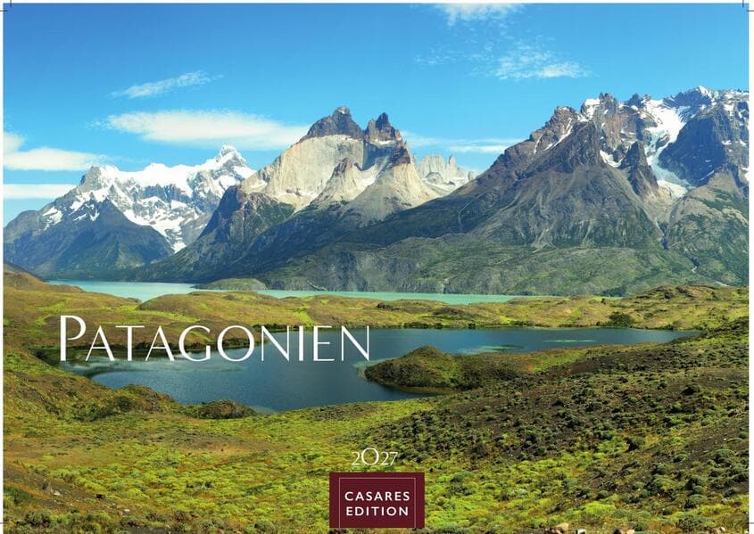 Patagonien Kalender 2027 - Wandkalender | Fotokalender Südamerika 24x35cm - mit beeindruckenden Fotos von Gletschern, Bergen & Wildnis, ideal als Geschenk & Deko