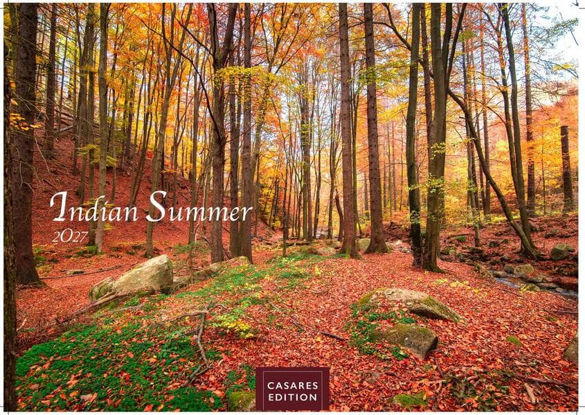 Indian Summer Kalender 2027 - Wandkalender | Fotokalender Nordamerika 24x35cm - Leuchtende Herbstfarben Nordamerikas in stimmungsvollen Bildern für deine Wand