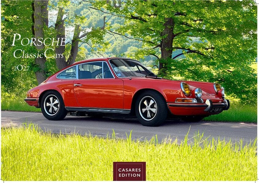Porsche Classic Cars Kalender 2027 - Wandkalender | Fotokalender Oldtimer 35x50cm Großformat- Porsche Oldtimer - Zeitloser klassischer Luxus.