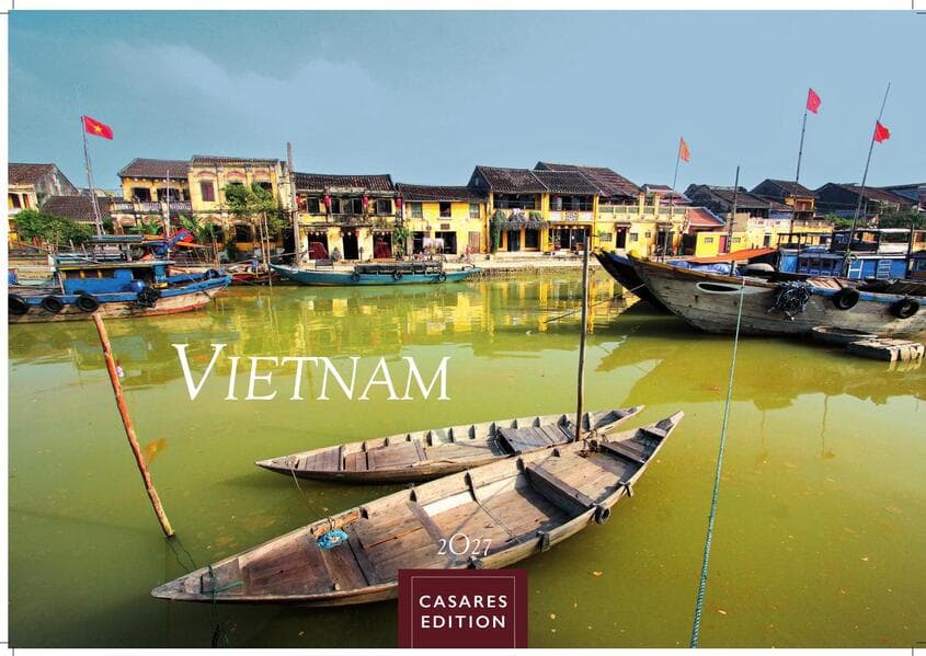 Vietnam Kalender 2027 - Wandkalender | Fotokalender Asien 24x35cm - Fotos von Vietnams beeindruckenden Landschaften und traditionellem Leben,perfekt für Vietnam-Liebhaber