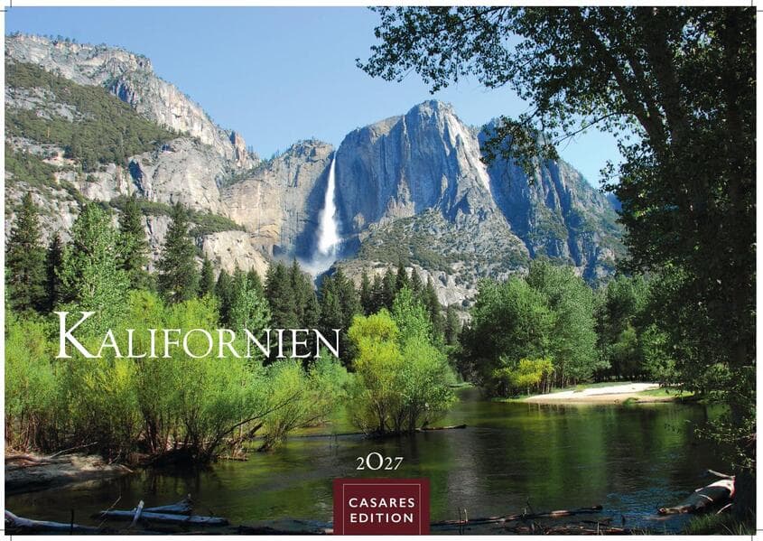Kalifornien Kalender 2027 - Wandkalender | Fotokalender Nordamerika 35x50cm - Faszinierende Westküste mit ikonischen Motiven von Küste, Wüste und Metropolen