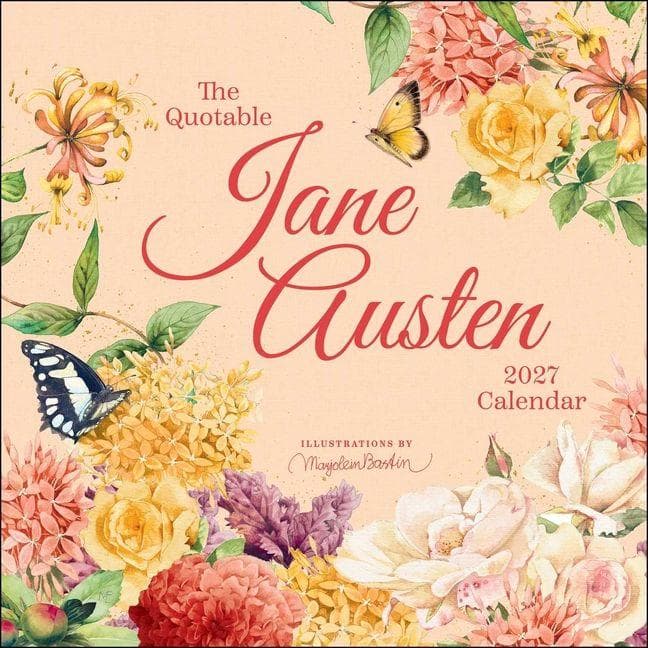 The Quotable Jane Austen 2027 Wall Calendar