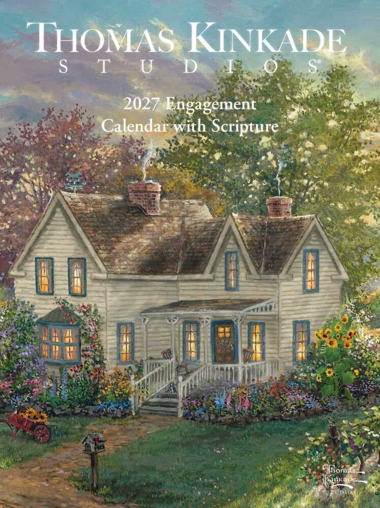 Thomas Kinkade: Engagement Calendar with Scripture 2027