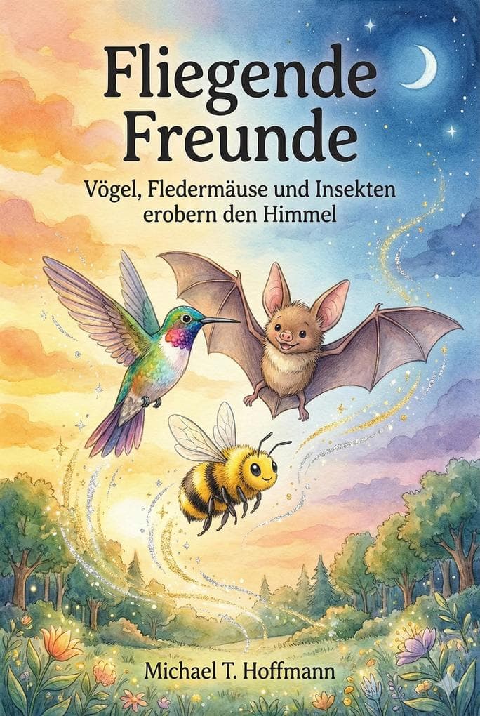 Fliegende Freunde: Vögel, Fledermäuse und Insekten erobern den Himmel Untertitel: 9 zauberhafte Geschichten über Mut, Zusammenhalt und die Magie der Natur.