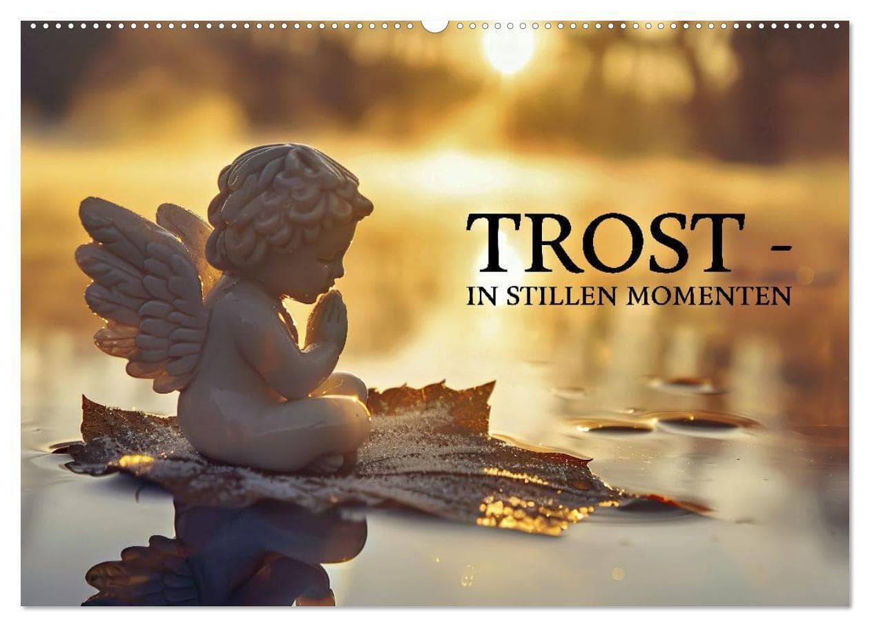 Trost - in stillen Momenten (Wandkalender 2027 DIN A2 quer), CALVENDO Monatskalender