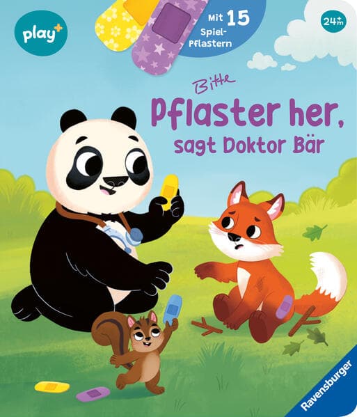 Play+ Mein lustiges Spielbuch Pflaster her, sagt Doktor Bär - ab 2 Jahre
