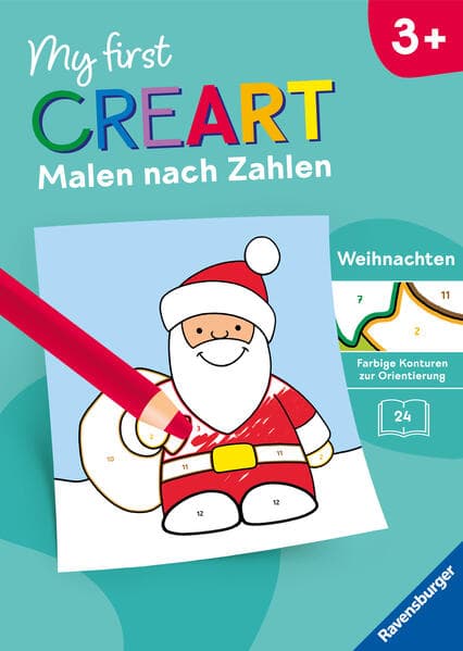 My first CreArt Malen nach Zahlen ab 3 - Weihnachten