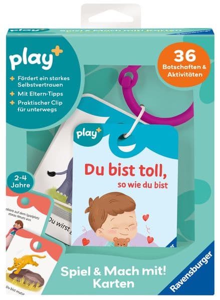 Play+ Spiel und Mach mit! Karten: Du bist toll, so wie du bist - ab 2 Jahre