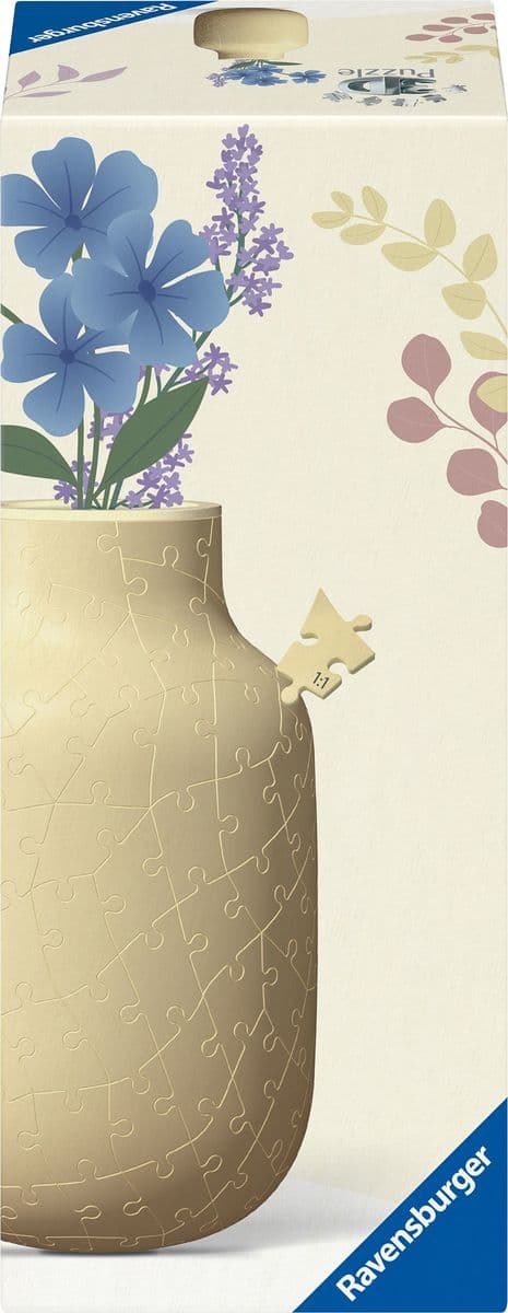 3D Puzzle Vase Butter-Yellow