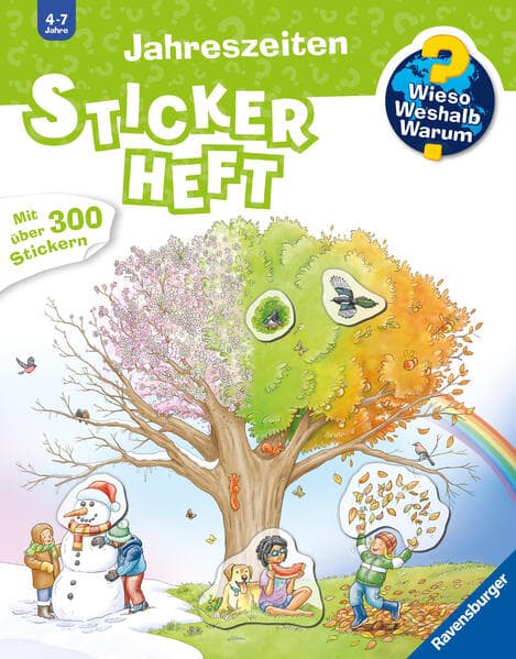 Wieso? Weshalb? Warum? Stickerheft - Jahreszeiten