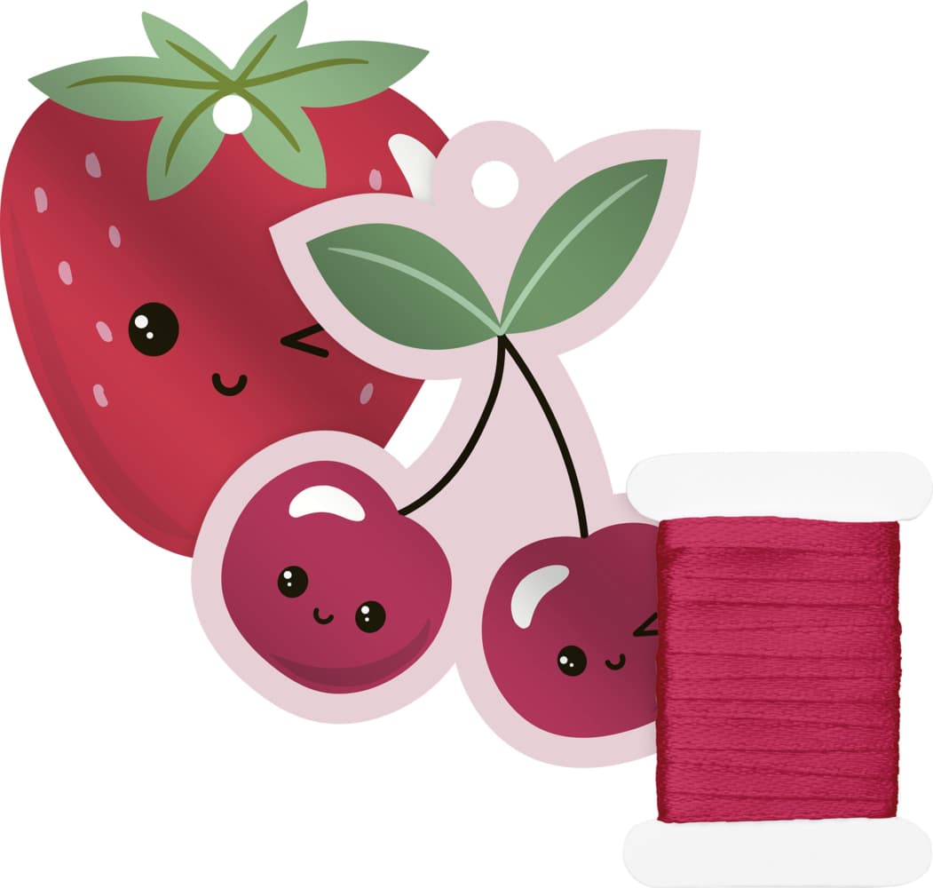 Geschenkanhänger-Set Yumi rosa