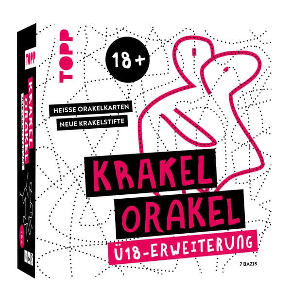 Krakel-Orakel Ü18-Erweiterung - Heiße Orakelkarten, neue Krakelstifte